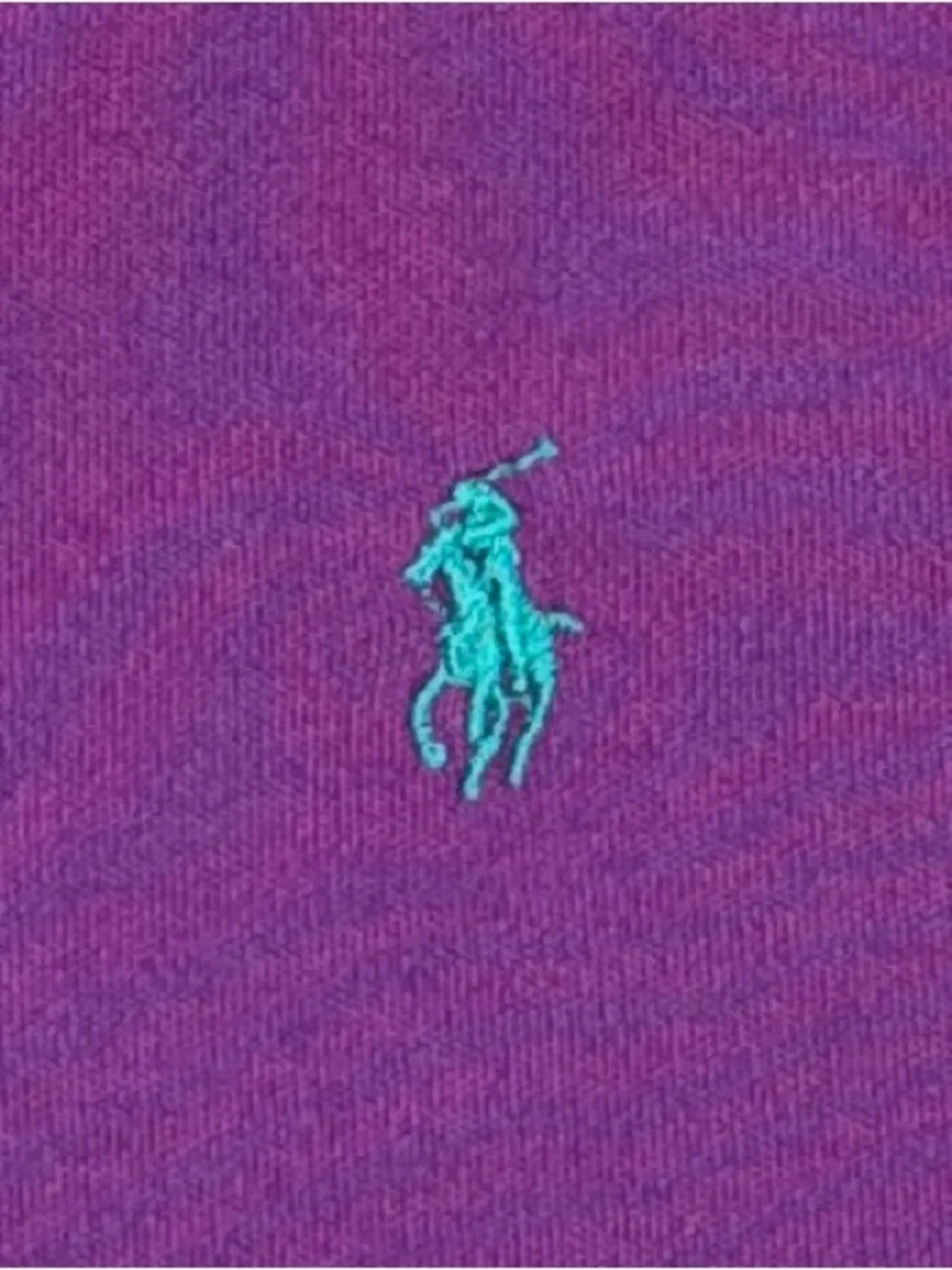 VTG Polo Ralph Lauren Purple Pique Polo Shirt XXL Made in USA